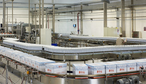 昆侖山礦泉水成功應用Z-6600強光照明巡更機